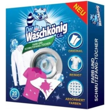 Der Waschkonig Chusteczki wylapujace kolor Waschko