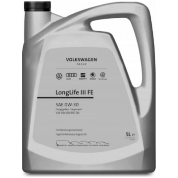 VW GROUP LONGLIFE III FE 0W30 (5l.) VW Audi