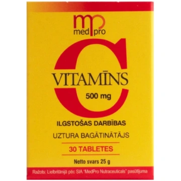 Medpro Vitamīns C, 30 tabletes