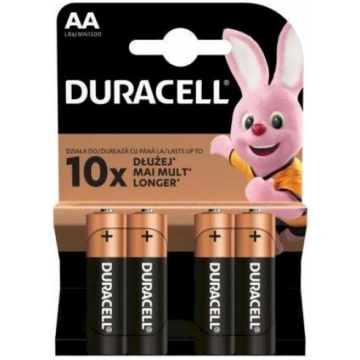Duracell BASIC LR6 AA baterijas 4 gab (50003941270