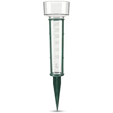Lantelme Rain Gauge with Ground Spike Plastic Rain