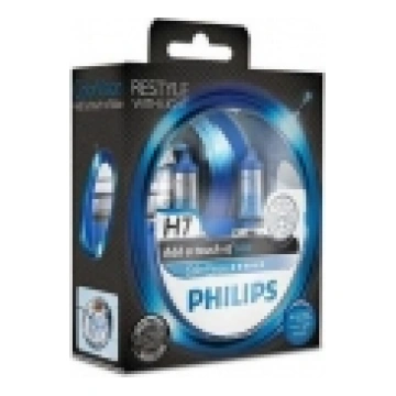 PHILIPS autospuldze H7 12V 55W ColorVision zila, 2