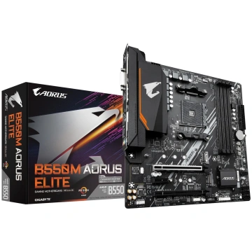 Mainboard|GIGABYTE|AMD B550|SAM4|Micro-ATX|Memory 