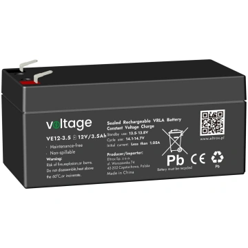voltage AGM Voltage 12V 3.5Ah VE12-3.5 | 590823125