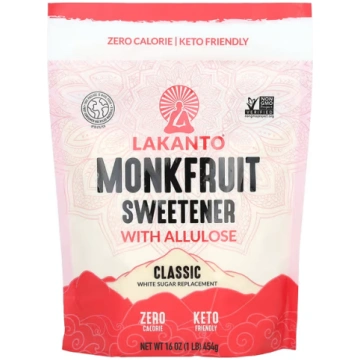 Lakanto, Monkfruit Sweetener with Allulose, Classi