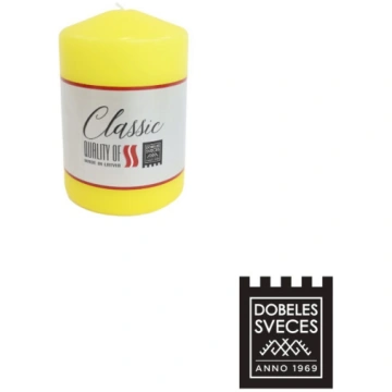 CILINDRS - DZELTENS 67 x 100 mm Baltic candles Ltd