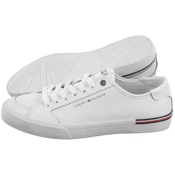 Tommy Hilfiger Core Corporate Vulc Leather White F