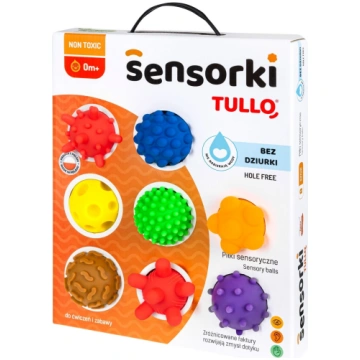 Sensorā bumba, formas un krāsas Tullo Sensory Shap