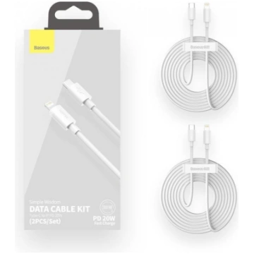 Baseus Simple Wisdom Data Cable Kit USB-C to Light