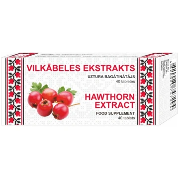 [:lv] VILKĀBELES EKSTRAKTS tab. N40 (vilkābeles ek