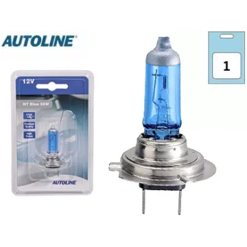 Halogēna spuldze AU-LITE H7 12V 55W zila AUTOLINE