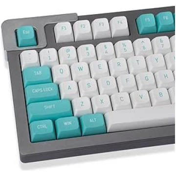 mintcaps White Green Keycaps 150 taustiņi Doublesh