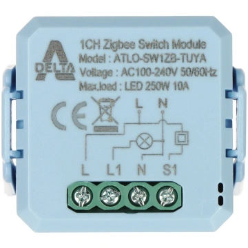 Atlo INTELIGENTNY PRZE ATLO-SW1ZB-TUYA ZigBee, Tuy