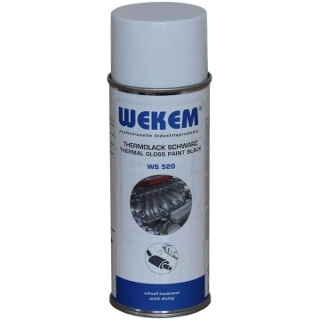 Karstumizturīga krāsa melna 400 ml Wekem WS-520-40