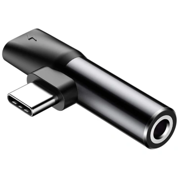 Baseus L41 90° USB-C/USB-C & 3.5mm Jack Adapter (C