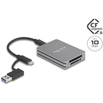Delock USB Type-C™ Card Reader for SD and CFexpres