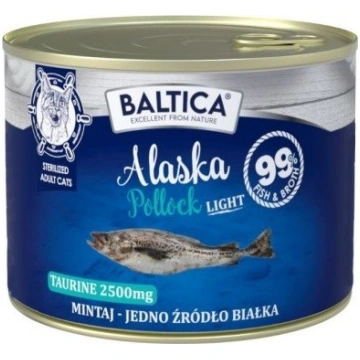 Baltica excellent cat mitrā barība alaska pollock 