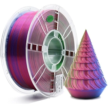 YUANEANEANG PLA 3D printera filaments, trīs krāsu 