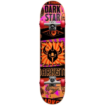 Collapse 7.875" Complete Skateboard Orange Darksta