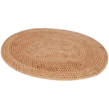 TOYANDONA Braided Place Mat, Heat Resistant, Light