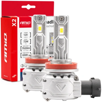 X2 sērijas LED priekšējo lukturu spuldzes H8/H9/H1