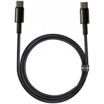 Baseus CATWJ-01 USB cable 1 m USB C 100 W Black BS
