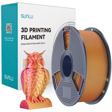 Filaments Sunlu PLA+ Silk Dual Color (sarkans un z