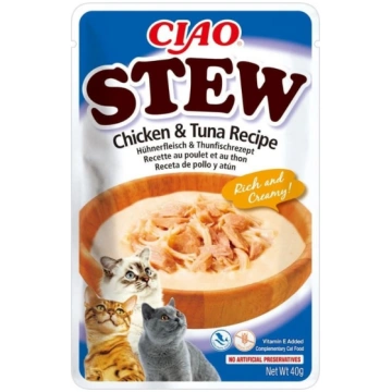 ciao vistas un tunča ēdiens 40g INABA