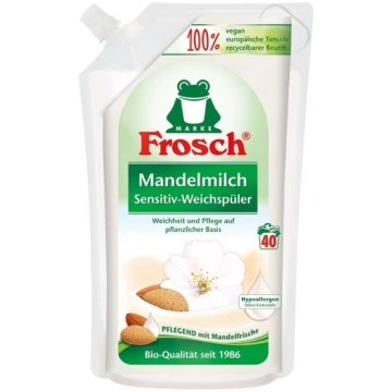Veļas mīkstinātājs Frosch 1L ar mandeļu pienu