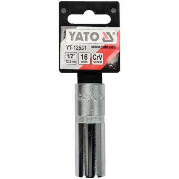 SPARK PLUG SOCKET 1/2" 16MM (YT-12531) Yato