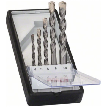 5 Silver Percussion kompl Robust Line 4/5/6/8/10mm