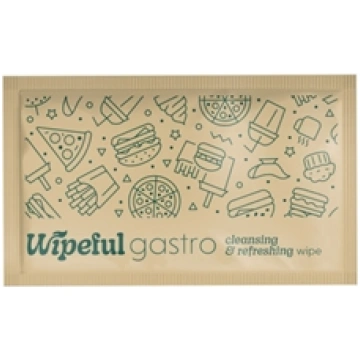 Mitrās salvetes Wipeful Gastro Kraft, individuālā 
