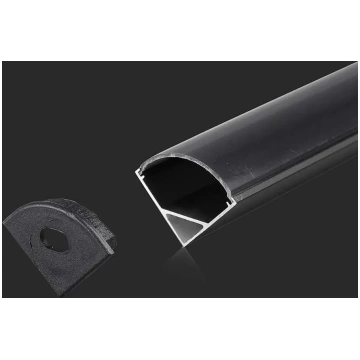 2000x15.8x15.8mm alumīnija stūra profils, IP20, me