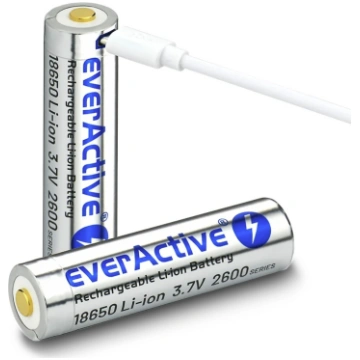 Akumulators 18650 3.7V litija 2600 mAh korpusā lād
