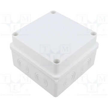 Enclosure: junction box; X: 125mm; Y: 125mm; Z: 80