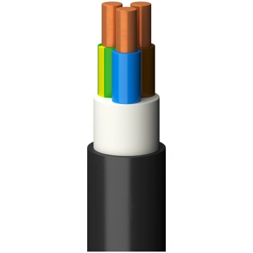 Draka kabelis XPUJ 750V 3x4mm2 melns 0.45/0.75kV s