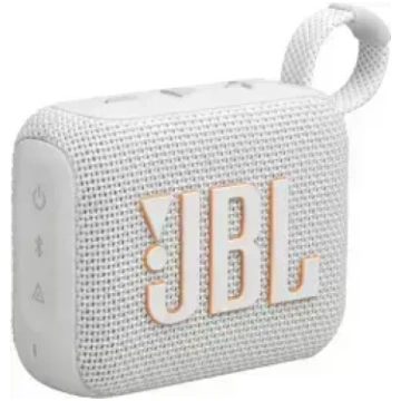 JBL Go 4 pārnēsājamais Bluetooth skaļrunis – balts