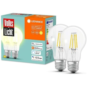 LED spuldze Ledvance SMART+ BT CLA60, filamenta, B