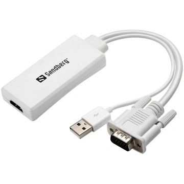 Sandberg VGA+Audio to HDMI Converter VGA+Audio to