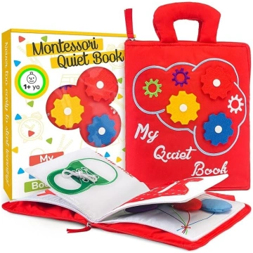 deMoca Montessori mācību grāmata mazuļiem - laiks 