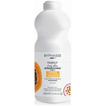 Šampūns Byphasse Family Fresh Delice 2in1 Papay, P