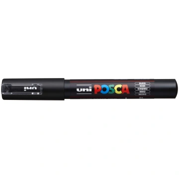 Marķieris ūdens bāzes UNI Posca PC-1M melns (24)