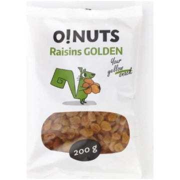 Zelta rozīnes O!NUTS, 200 g - 450-07667