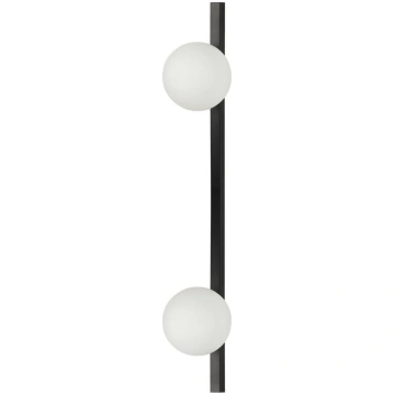 Kinkiet Beliani Lampa scienna 2-punktowa metalowa 