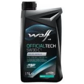 Motoreļļa WOLF OFFICIALTECH 5W30 C1 1L. 5w-30