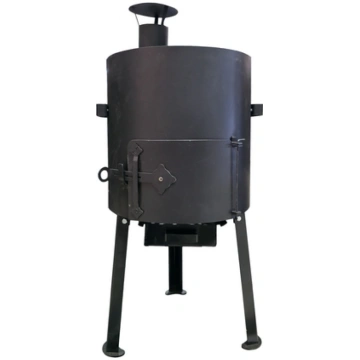 Kazana krāsns ar pelnu kasti Ø36cm/2.3mm/12L tērau
