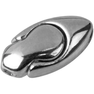 Fermoir magnétique oval 10 x 5 mm, Argent 925