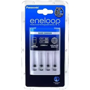 Panasonic eneloop Basic battery charger 2 or 4 AA/