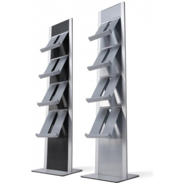 Bukletu turētājs RACK TOTEM Divpusējs x8 metāla pl