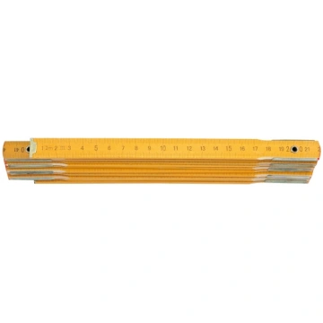 NO_NAME WOODEN FOLDING RULE FERRULED 2M 15020 5906